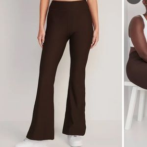 Old navy powersoft ribbed high waisted leggings flare